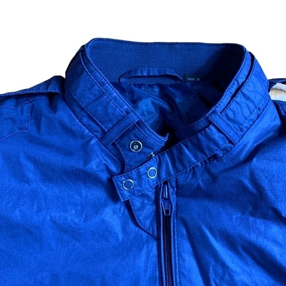 Members Only Navy Blue Bomber Jacket - Picture 4 of 5